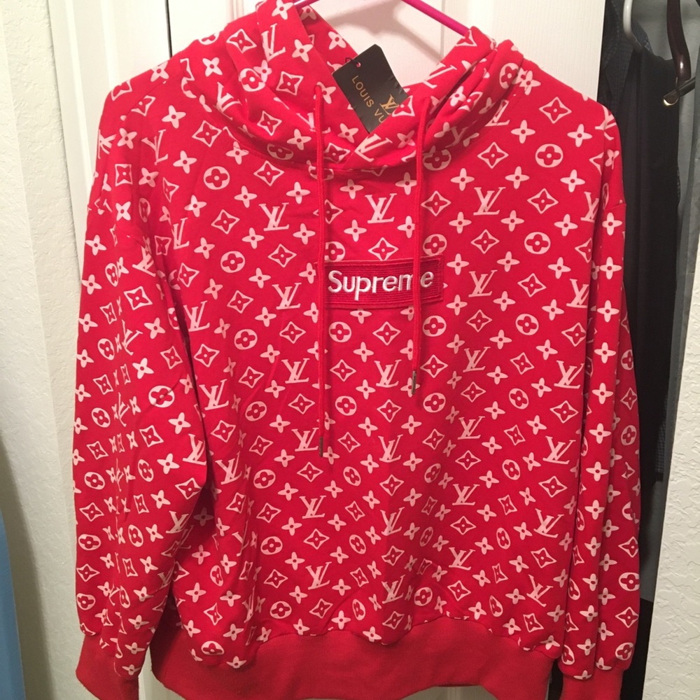 Supreme red hoody